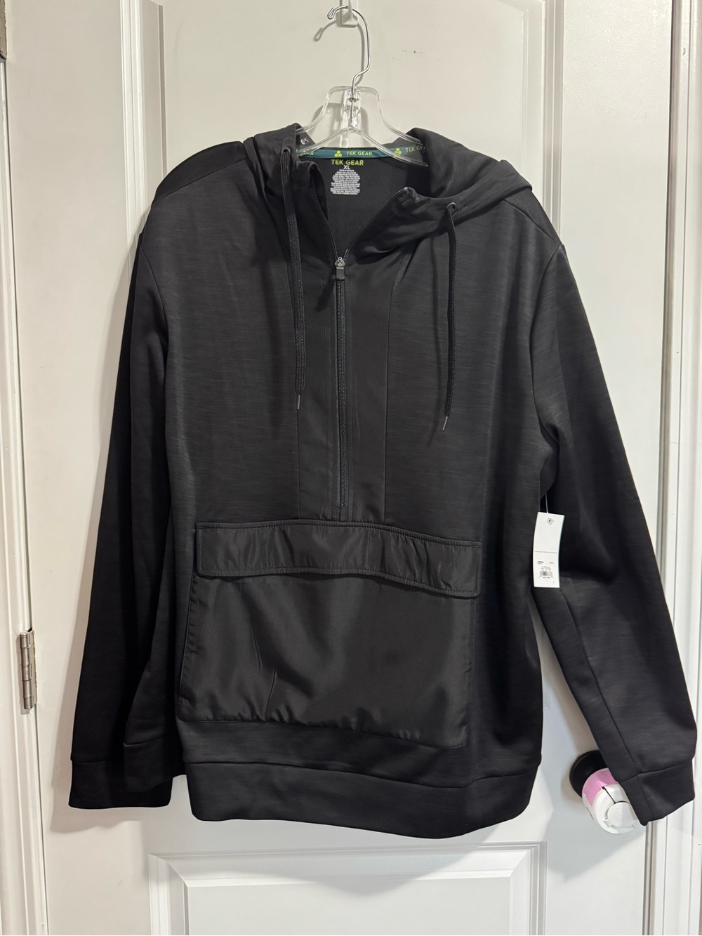 tek gear Black Half-Zip Performance Hoodie Jacket